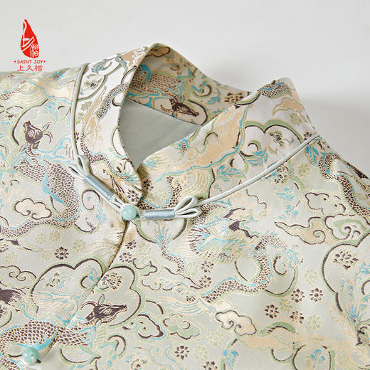 SAINTJOY/上久楷新中式马甲  牛首龙纹 复古 中国风 DWS23058 商品图6