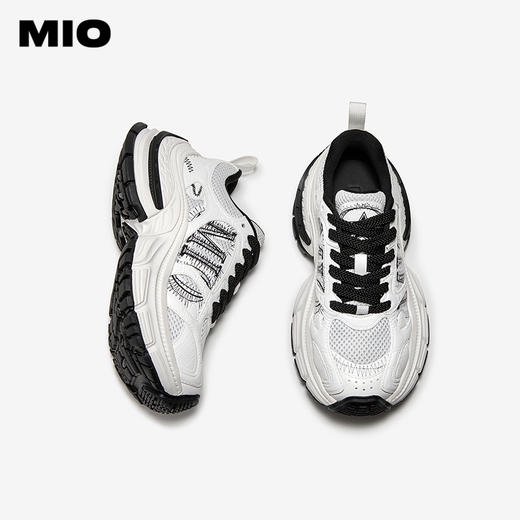 MIO米奥款运动鞋女厚底增高鞋潮流酷感百搭时尚休闲鞋M251563518 商品图3