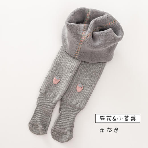 【加绒加厚的温暖，亲肤打底裤】儿童连裤袜 加绒加厚婴儿打底裤 冬季新款 新生儿宝宝卡通女童打底裤-QQ 商品图7