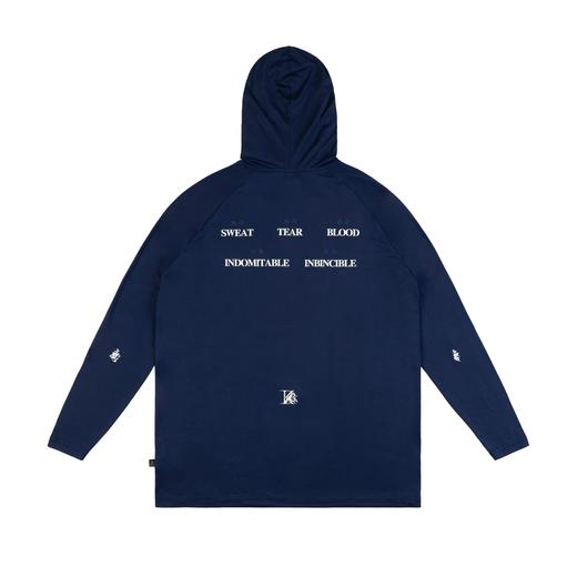 BK2024秋冬训练健身弹力速干插肩帽衫 商品图6