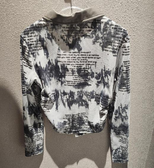 NBZ立领双侧收褶长袖开衫40815（蓝） 秋季 343060110321 商品图1