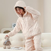 【拉链珊瑚绒家居服套装】可外穿睡衣秋冬季法兰绒加厚立领连帽 商品缩略图5