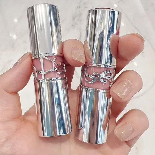 [小滋心选]【活动价￥89.9】YSL圣罗兰银圆管敢爱光耀唇膏两件套1.6g*2 商品图0