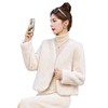 小香风皮毛一体外套，秋冬款小个子时尚减龄短款保暖上衣LNS9720 商品缩略图4