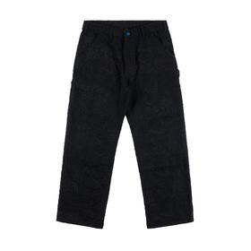 BK2024秋冬双层重磅蕾丝牛仔工装长裤