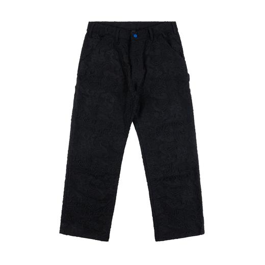 BK2024秋冬双层重磅蕾丝牛仔工装长裤 商品图0