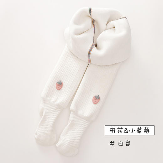 【加绒加厚的温暖，亲肤打底裤】儿童连裤袜 加绒加厚婴儿打底裤 冬季新款 新生儿宝宝卡通女童打底裤-QQ 商品图5