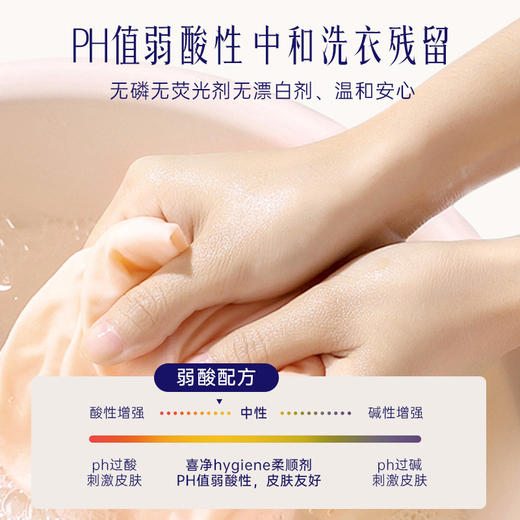 喜净Hygiene衣物柔顺剂护理剂1100ml 婴幼儿衣物留香防静电_dr 商品图3