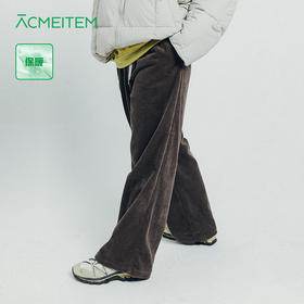 ACMEITEM爱棵米 户外情侣灯芯绒裤 宽松保暖直筒拖地休闲长裤男女GAF3020859G