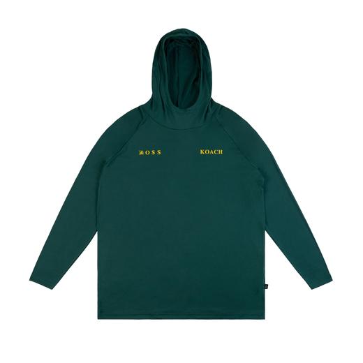 BK2024秋冬训练健身弹力速干插肩帽衫 商品图10