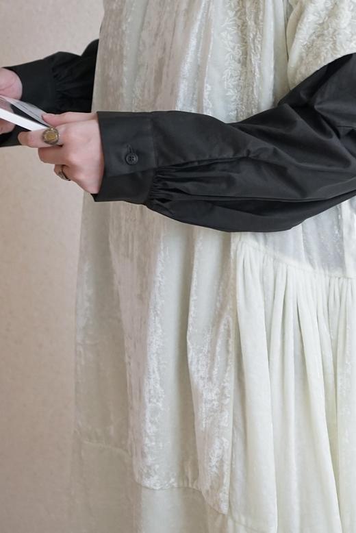 Aodress手工刺绣丝绵连衣裙 商品图3