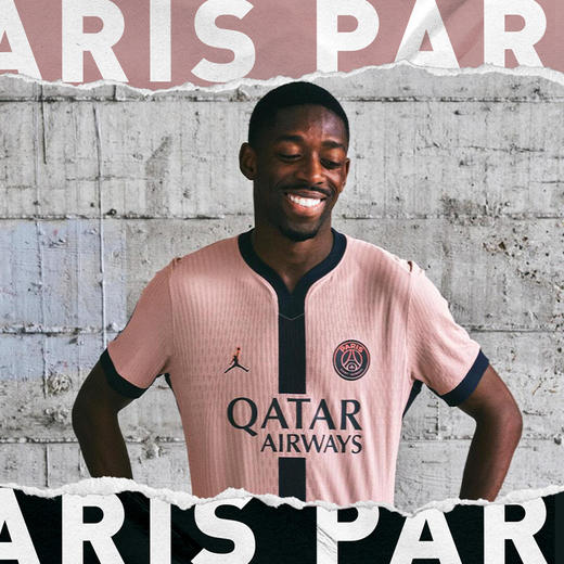 小李子NIKE耐克24-25赛季巴黎第二客场球员版比赛球衣短袖成人男FQ1950-686 商品图1