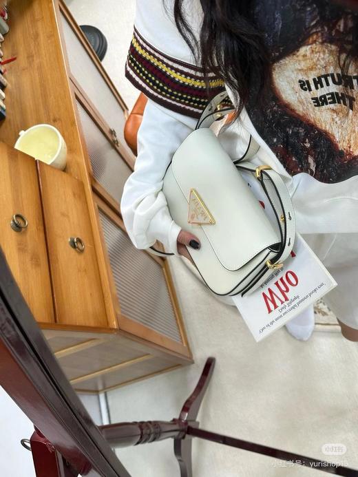 会员福利Prada豆腐包黑白色（MM） 商品图11