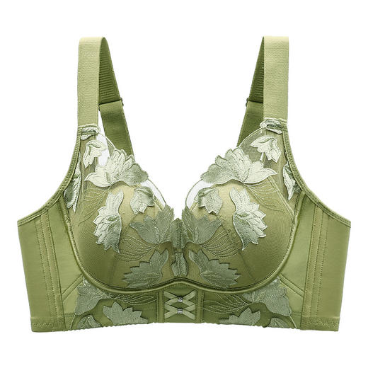 【轻奢性感❗️养护调整型文胸】智能温感杯，无痕月牙托置入连体养护双芯片！本命年大红类似内衣女无钢圈加厚上托聚拢薄款大胸显小新年 商品图5