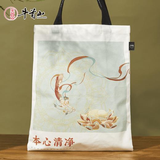 牛首山本心清净帆布包敦煌风上班通勤户外慵懒风松弛感百搭单肩袋 商品图4