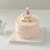 可爱奶油小狗手绘蛋糕 商品缩略图0