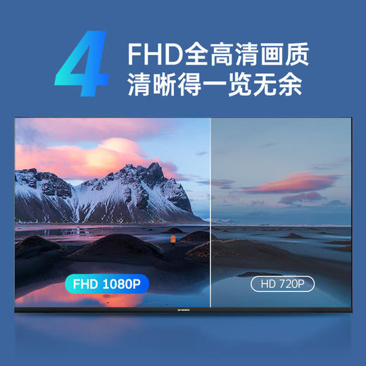 创维 43寸  新国标二级 金属全景屏 光学防蓝光 手机投屏  43H3GT 商品图4