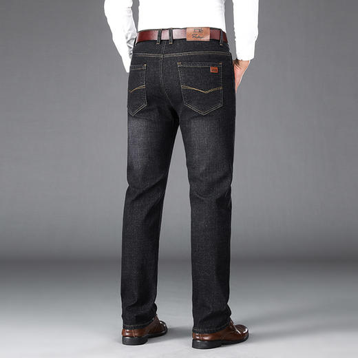 罗蒙春秋男装牛仔裤男士直筒休闲棉质微弹力牛仔裤男长裤 商品图2