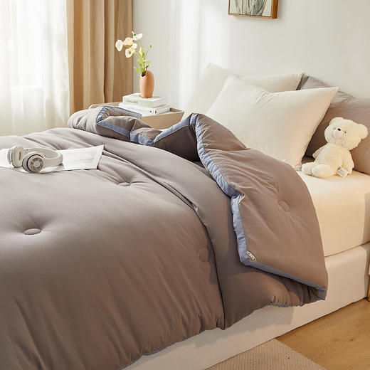 无印良品A类大豆纤维被（繁星灰）MJ-B2024-0191 商品图1