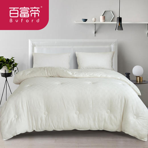 新疆长绒棉花四季被冬被单双人纯棉被子被芯 商品图0