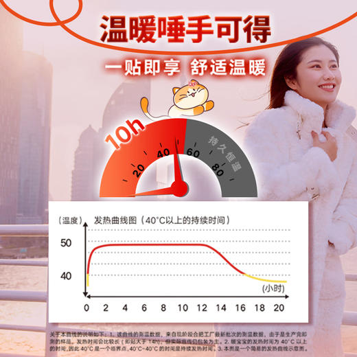 小林制药 暖宝宝暖贴一次性即贴10片驱防寒保暖暖身贴暖腰腹背姨妈自发热贴 10片装/包 商品图1