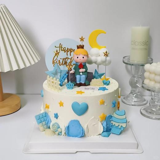 玫瑰小王子卡通蛋糕 商品图0