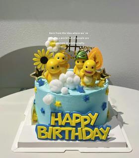 可爱小奶龙童趣卡通蛋糕