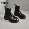 Safiya/索菲娅2024英伦风小个子增高显腿长厚底套筒切尔西短靴 SF44116025 商品缩略图5