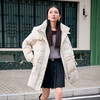 NEELLY纳俪商场同款冬季新款90%鸭绒宽松保暖连帽羽绒服女中长款N24104L07743 商品缩略图3