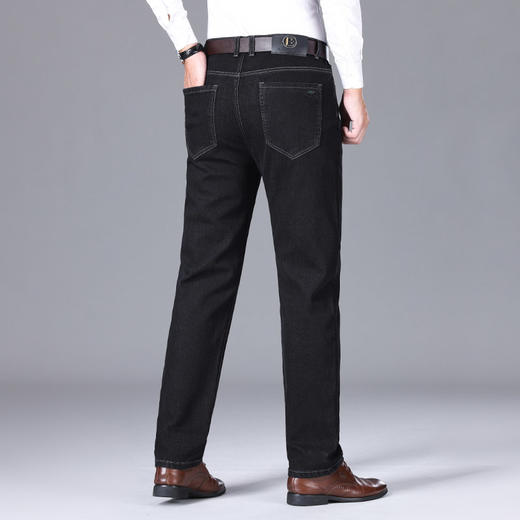 罗蒙春秋款男装牛仔裤男士直筒宽松版棉质微弹力牛仔裤男长裤子 商品图2