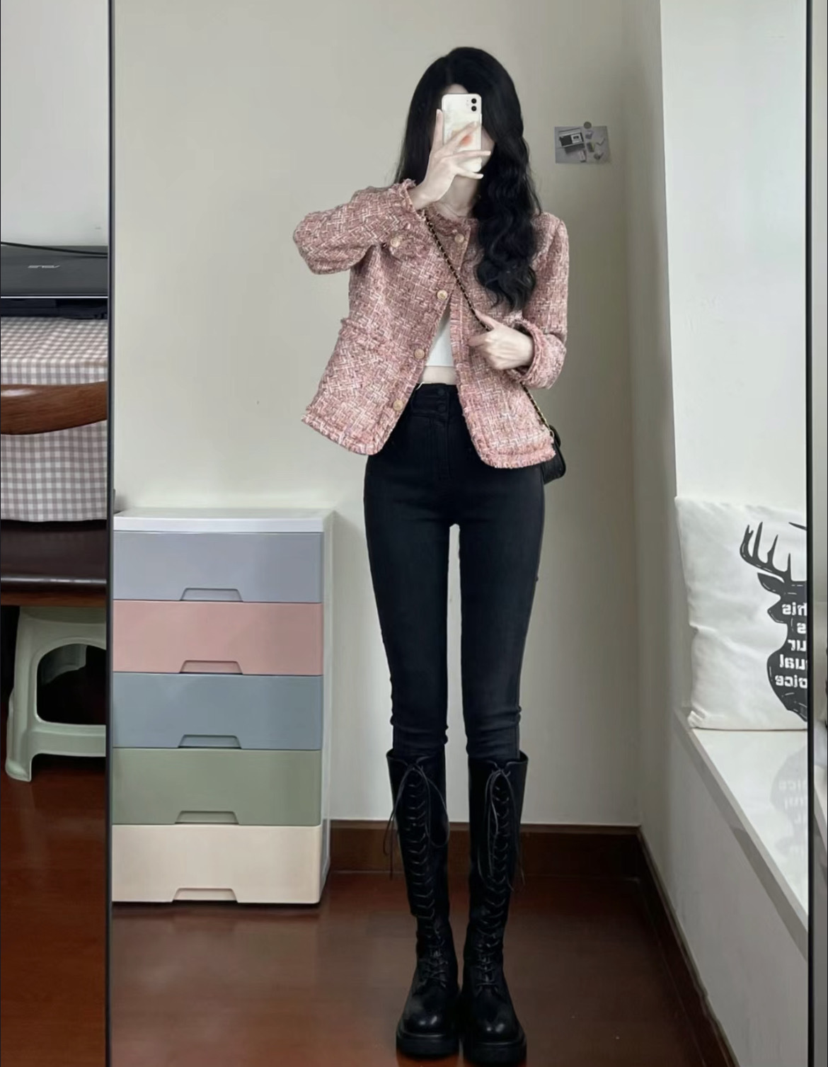 【春节不打烊】杭州大厦🏬品牌同货源❗【黑金鹅绒小黑裤】勾勒腰臀线，美丽优雅过深冬❗可抵御零下30度寒冷，预防老寒腿⚠️🚚发货时效：48小时内（送运费险哦~）