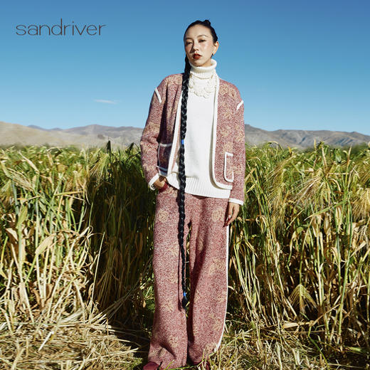 西藏羊绒提花女开衫SJF96W292N 商品图6