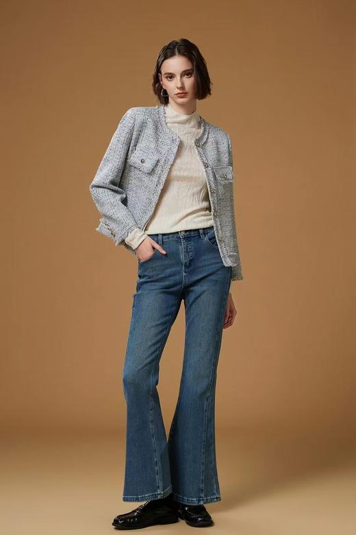 3F【Ivy.kki】粗花呢小香风外套 商品图0