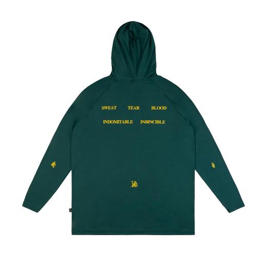 BK2024秋冬训练健身弹力速干插肩帽衫 商品图11