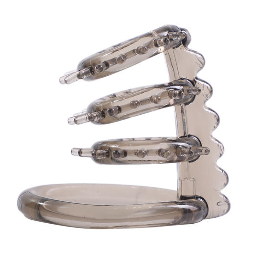 谜姬 刺轮入体锁茎套情趣套环物理延时 阴经套戴具 羊眼圈入珠带刺坐莲套 房事辅助工具 商品图7