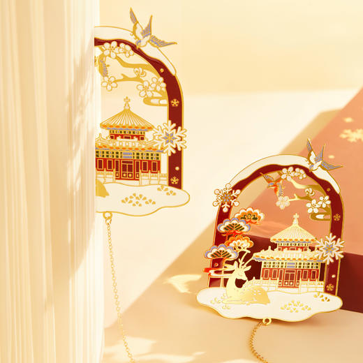 【故宫文具】故宫的雪笔记本礼盒套装书签中性笔文创礼物 商品图3