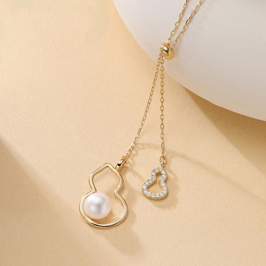 优选丨Manreya玛芮雅“福禄”珍珠首饰合集丨福禄双至项链、福禄耳钉项链戒指三件套 商品图6