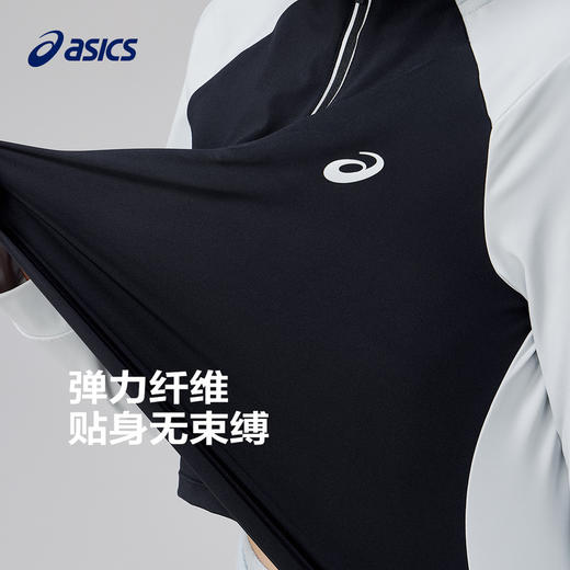 Asics/亚瑟士童装针织拉链T恤吸湿速干运动舒适内搭25年春季新款 商品图2