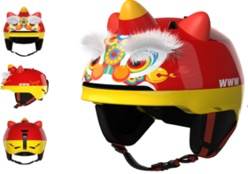 24/25WWW®SNOW MAN头盔Chinese Lion