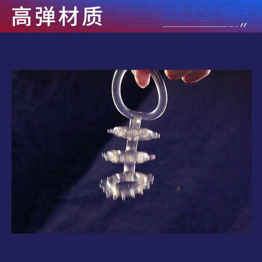 谜姬 刺轮入体锁茎套情趣套环物理延时 阴经套戴具 羊眼圈入珠带刺坐莲套 房事辅助工具 商品图2