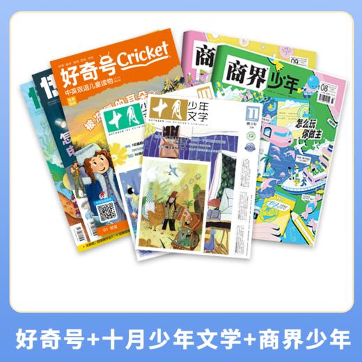 【三年级以上组合】三刊组合 好奇号+十月少年文学+商界少年 年刊征订 商品图0