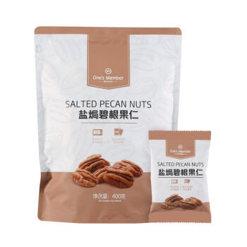 1号会员店 碧根果仁400g 坚果炒货休闲零食 商品图4