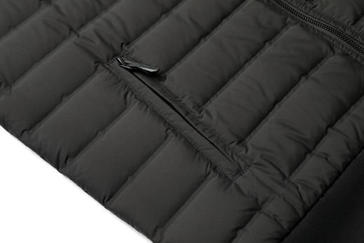 半身缘男女装 冬季插肩袖针织拼接轻薄情侣款立领羽绒服2529 商品图10