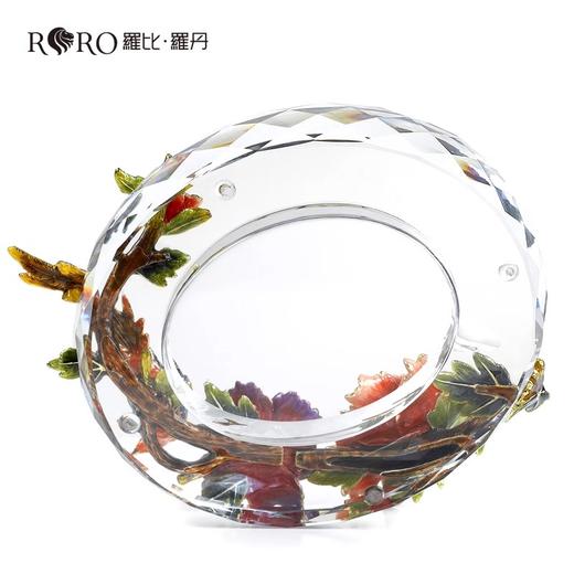 【特惠6折】罗比罗丹荣华富贵烟灰缸高贵典雅珐琅彩时尚家居饰品现代摆件荣华富贵烟缸(大）绽放烟灰缸 商品图1