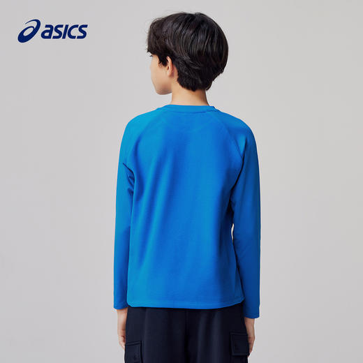 Asics/亚瑟士童装针织拉链T恤吸湿速干运动舒适内搭25年春季新款 商品图3