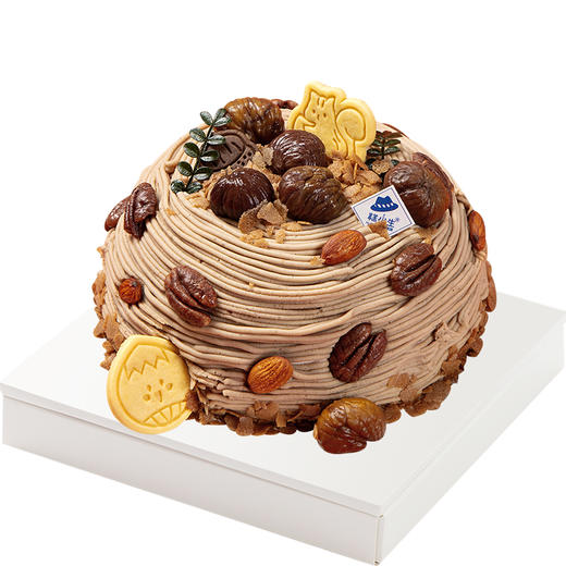 5英寸【招行专享】“栗”刻发财蛋糕 商品图0