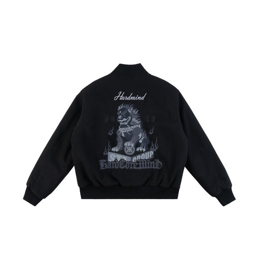 BK2024秋冬硬核思维石狮棒球夹克 商品图1