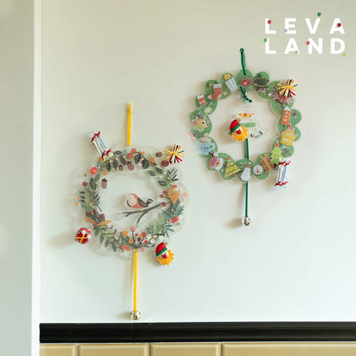 【云优选】Levaland原创设计24新品diy圣诞咕卡花环圣诞树 商品图10