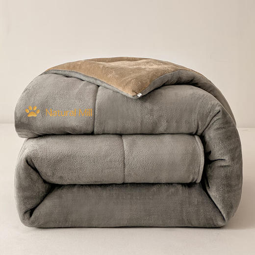 无印良品A类牛奶绒秋冬被MJ-B2024-0178 商品图2