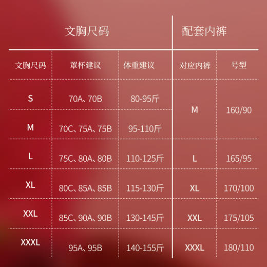 素肌良品 果冻条内衣套装【天使之翼】红运礼盒MX116 商品图7